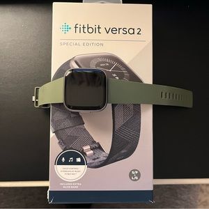 Fitbit Versa 2 Special Edition w./ 2 Bands & Charger- IN ORIGINAL BOX!